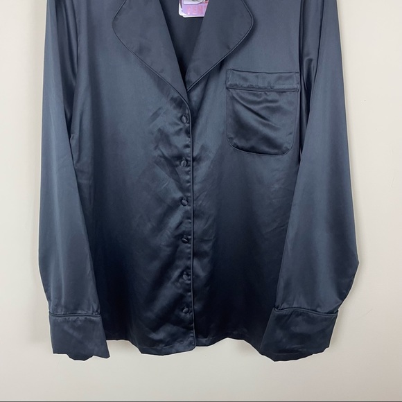 Savage x Fenty Rihanna Black Satin Pajama Set Size 3X - Picture 5 of 13